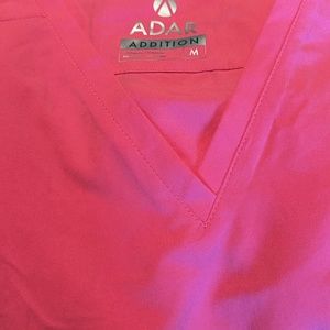Pink scrub top